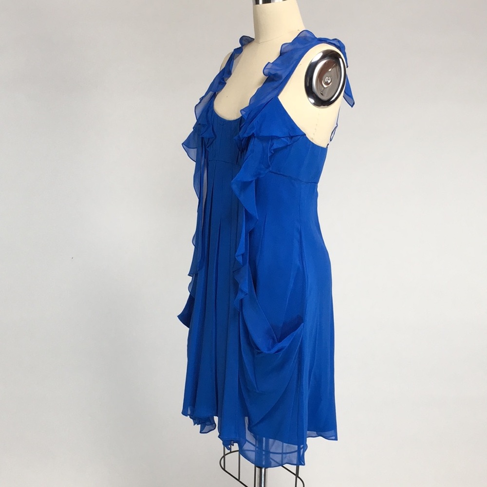 BCBG Blue Sleeveless Dress NWT - Picture 4 of 6